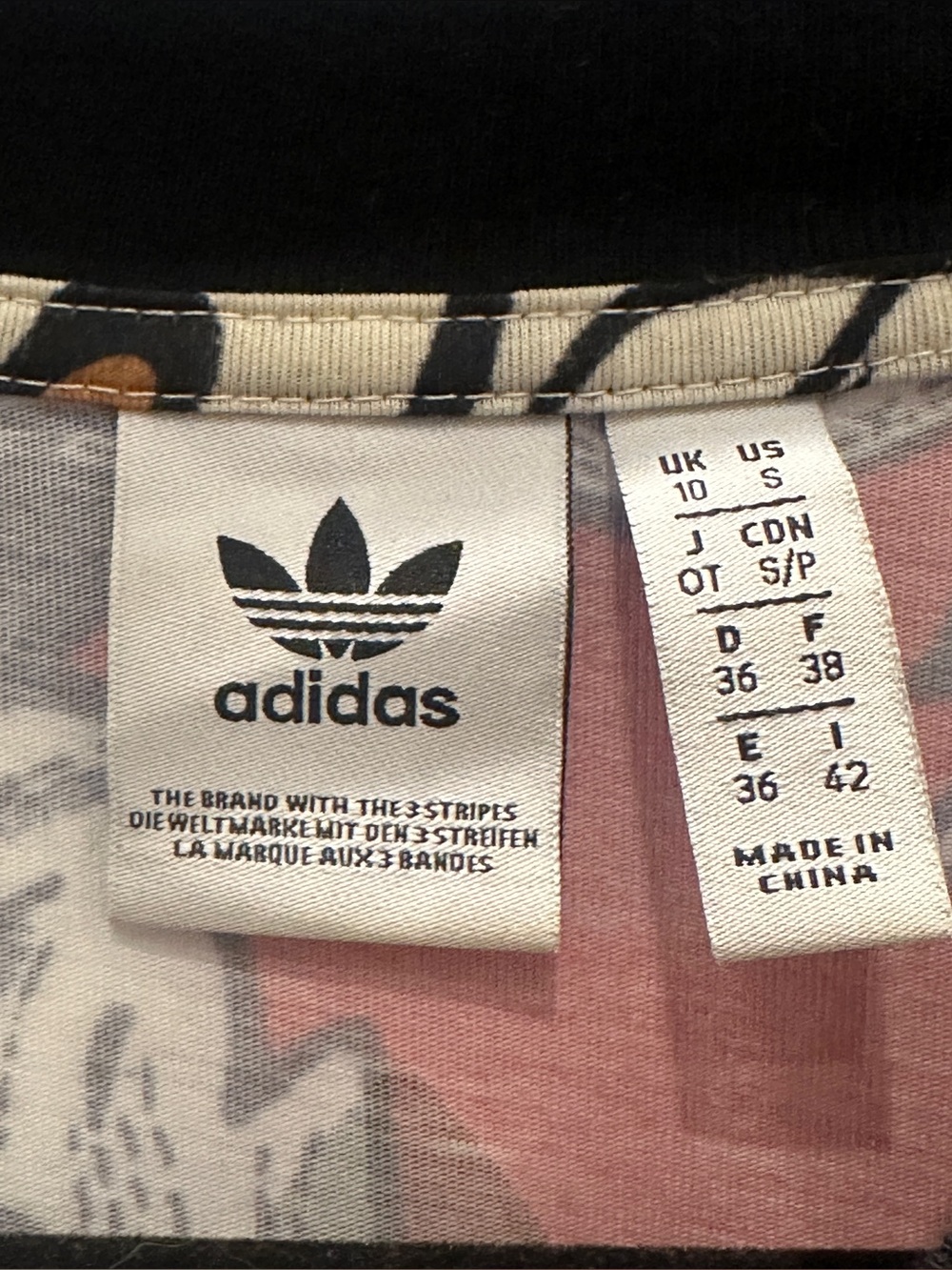 Adidas Originals Tropical Print T-Shirt Dress NWOT Size Small - Picture 6 of 9